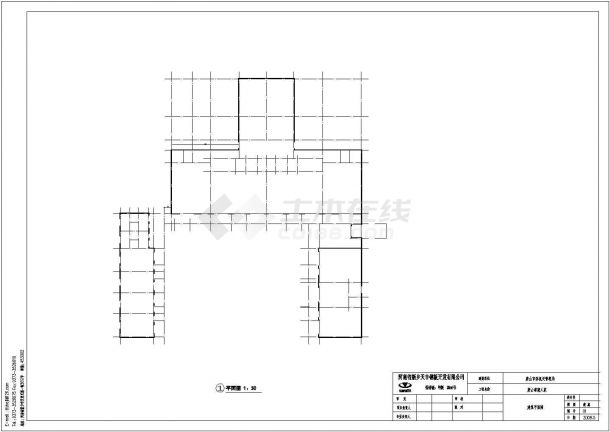 唐山南湖人家仿四合院建筑结构图-图二