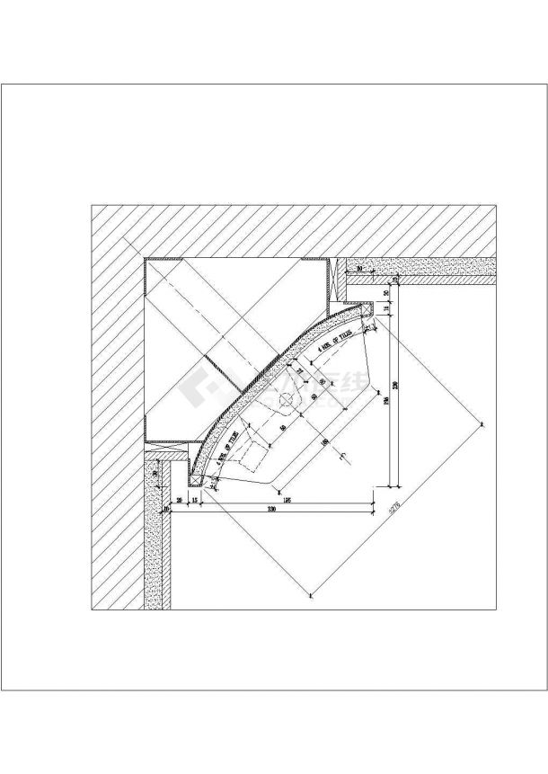 武汉RENAISSANCE酒店建筑设计施工图纸-图一