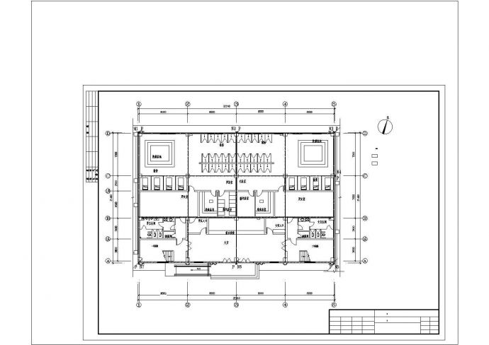 多层洗浴场电气系统规划CAD布置图_图1
