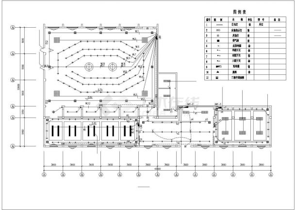 火车站贵宾室电气CAD装修图纸-图二