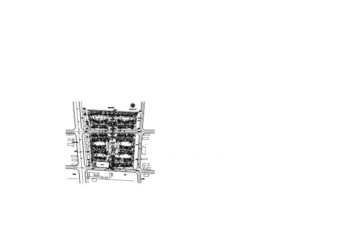 住宅小区规划-总平面CAD图_图1