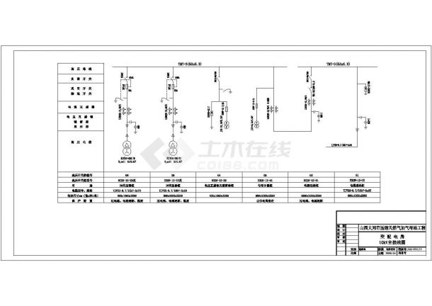 CNG 电气系统CAD图纸设计-图一