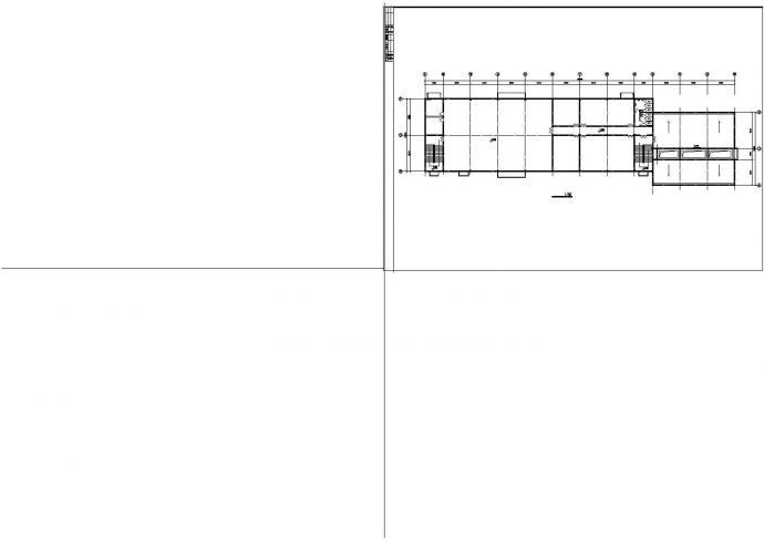 某四层食堂浴室建筑设计方案图_图1