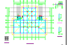 一套完整会所结构设计CAD图纸_图1