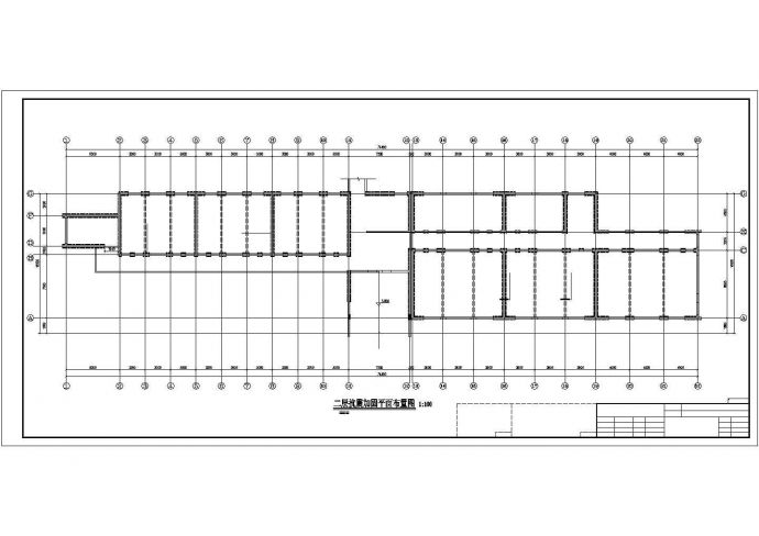 中学教学楼抗震加固以及平改坡工程设计CAD图_图1