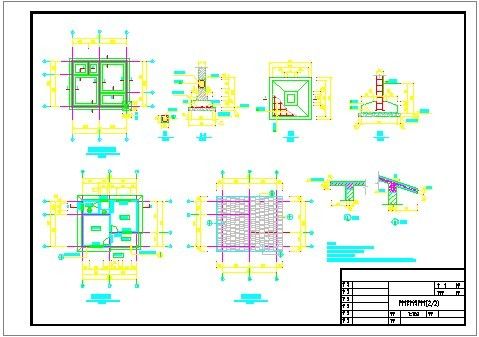 某城市大型水库除险加固工程设计CAD图纸-图一