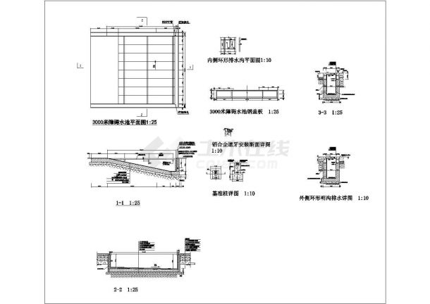 某活动场地CAD构造全套设计详图-图一