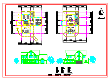 某地区14套别墅方案设计建筑cad图纸_图1