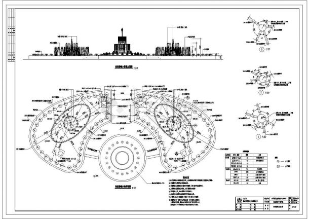 某喷泉CAD全套完整详细设计施工图-图一