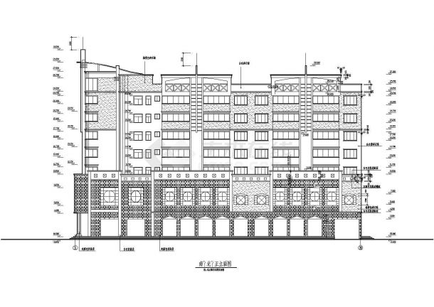7层11139平米农贸市场及住宅综合楼建筑施工图【说明】-图二