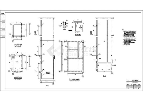[昆明]某钢框架办公大楼结构施工CAD图纸-图二
