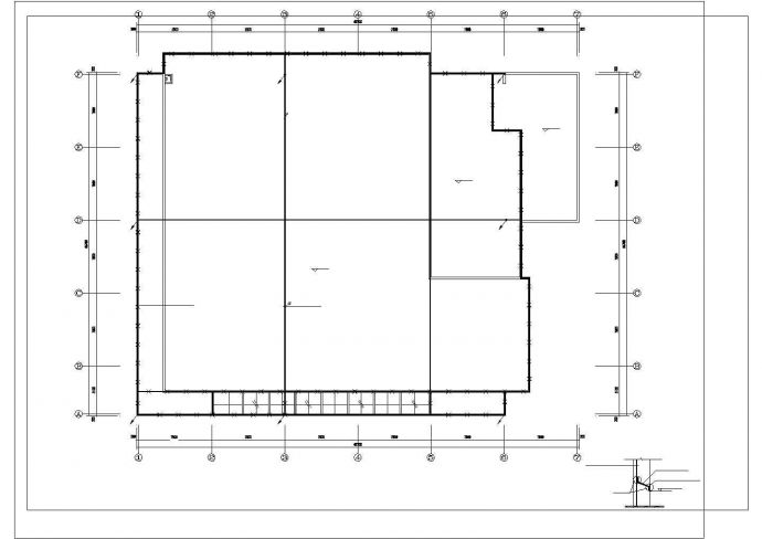 某地高级食堂平面电气CAD图纸_图1
