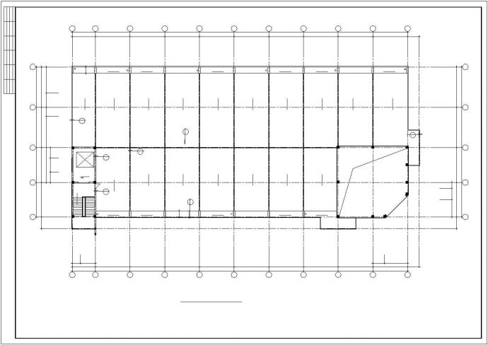 【连云港】3层框架结构办公楼建筑施工CAD图纸_图1