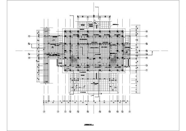 大观楼古建筑CAD平面布置参考图-图二