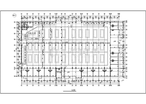 某多层现代农贸市场设计cad全套建筑施工图（甲级院设计）-图一