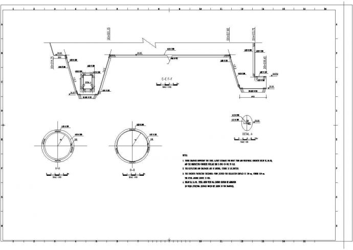 某尾水管配筋指导总设计施工CAD参考图_图1