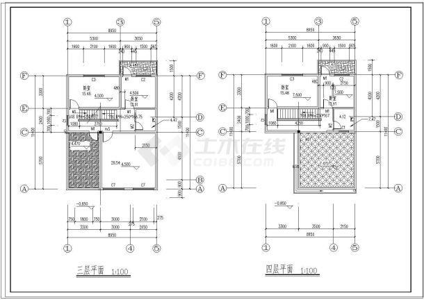 某地区农村自建房建筑cad图(含设计说明)-图二