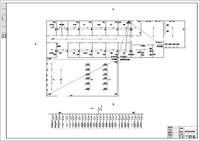 某食堂装修电气施工图_图1