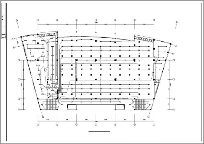中小型食堂综合楼电气规划CAD套图_图1