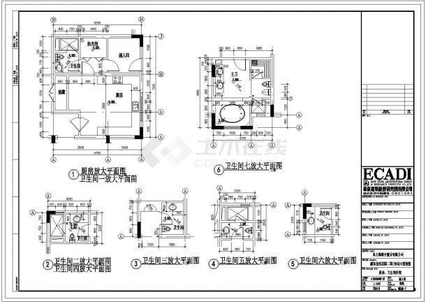 浦东世纪花园住宅区二层框架结构欧式别墅设计cad全套建筑施工图（甲级院设计）-图一