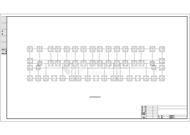 湖南某大厦5#现浇式框架结构商住楼施工工程设计cad图（含毕业设计计算书）-图一
