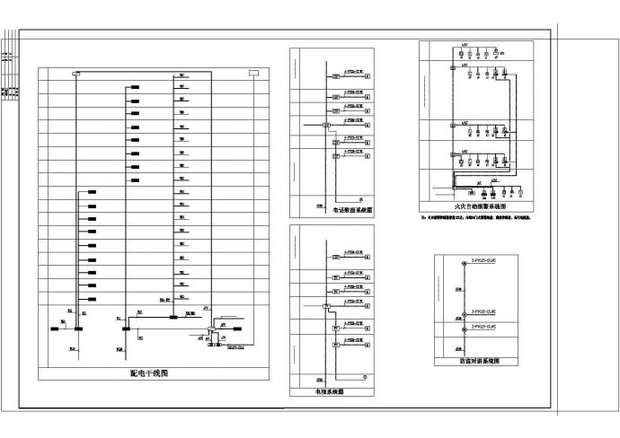 17层高层住宅电气CAD全套图纸_图1