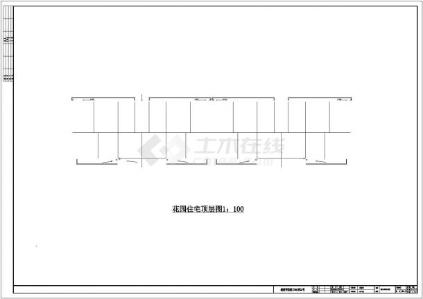 衡阳市某开发区六层低层商用住宅楼建筑施工工程设计cad图（含计算书，设计说明）-图一