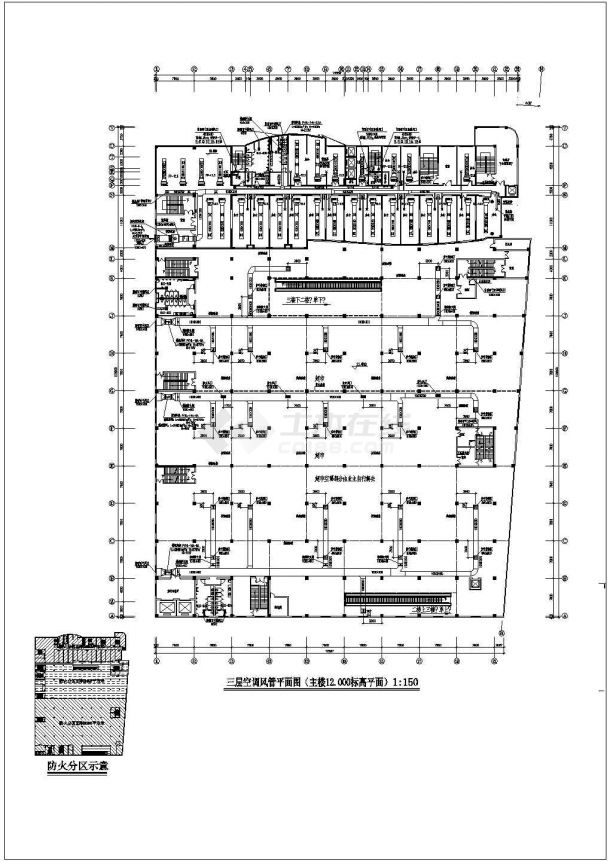 石家庄银座大厦商场整套空调设计方案图-图二