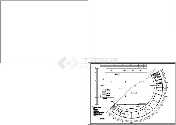 广元外国语学校 - 三层学生食堂建筑设计施工图-图二