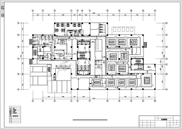 某地区医院综合病房楼电气照明设计施工图-图二