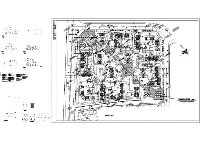 某地一套住宅楼建筑设计规划方案cad图纸，共一份资料_图1