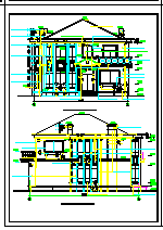阿里苏丹别墅建筑cad设计施工图纸-图二