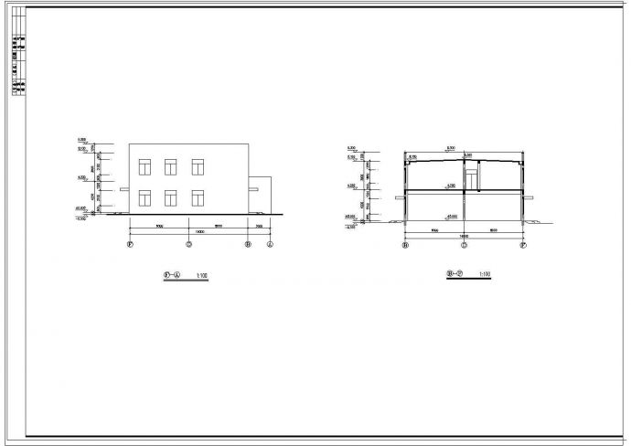2层食堂浴室娱乐室综合建施图（ 长68米 宽16米）_图1