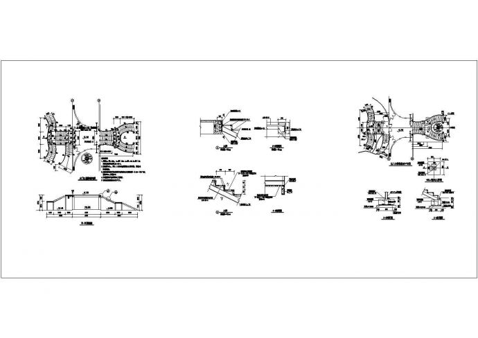 某钢梯CAD节点构造施工图_图1
