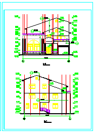 某地区经典别墅建筑cad设计图纸_图1