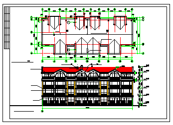 某自建别墅建筑全套cad施工图-图一