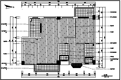 住宅楼室内设计_140平米某小区单元式住宅楼室内装饰施工cad图纸-图二