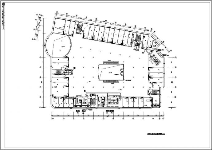 某四层商场购物中心空调通风排烟系统设计cad平面施工图（甲级院设计）_图1