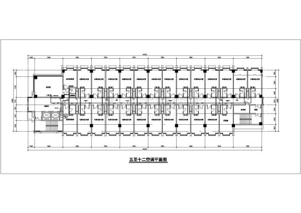 某小型商业办公综合楼空调自控系统设计cad详细施工图（含设计施工说明）-图一