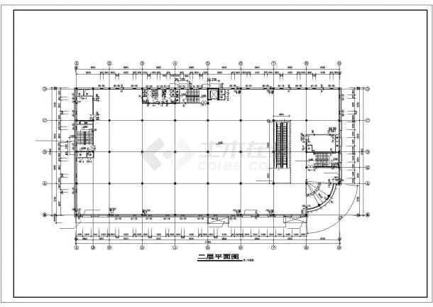 南昌市某星级酒店大堂艺术服务台平立剖面设计CAD图纸-图二