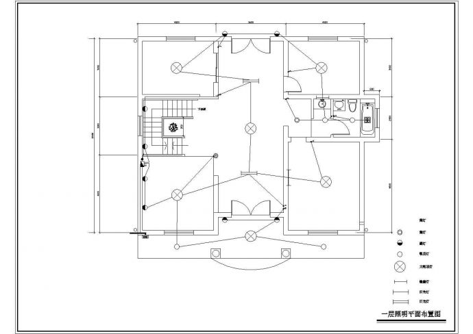 某2层（ 251.8㎡）农村自建房建筑设计cad施工图纸（含电气设计）_图1