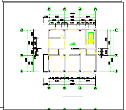 某多层经典别墅设计cad建筑施工图-图二