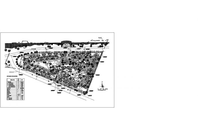 用地总3万3平米居住户数542户小区规划图总平面图_图1