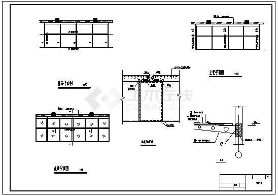 办公楼设计_8000平米某八层综合办公楼建筑施工cad图(含毕业设计)-图一
