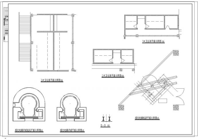 2.4万平米四层购物商场建筑设计CAD施工图_图1
