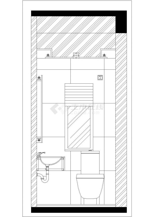 别墅装饰工程电气施工方案CAD图纸-图一