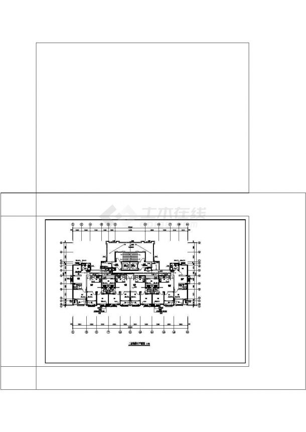[湖北]19层一类高层住宅给排水消防施工图（冷凝水系统）cad图纸设计-图二
