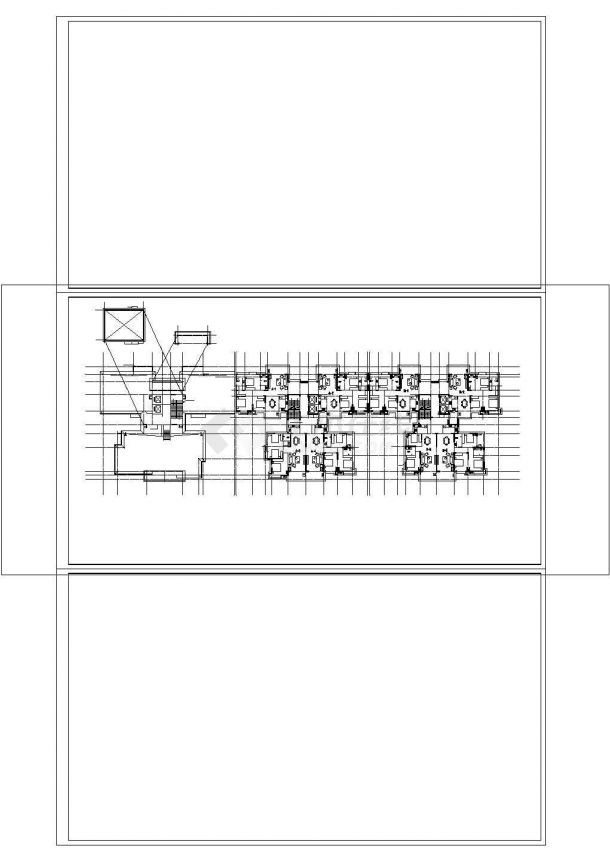 [湖南]住宅小区五栋楼给排水消防施工图（气体灭火 压力排水）cad图纸设计-图一
