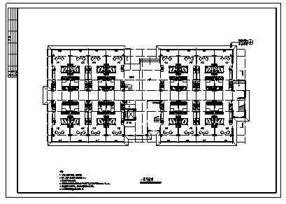 公寓设计_某十一层剪力墙结构单身公寓建筑施工cad图(含毕业设计)-图一