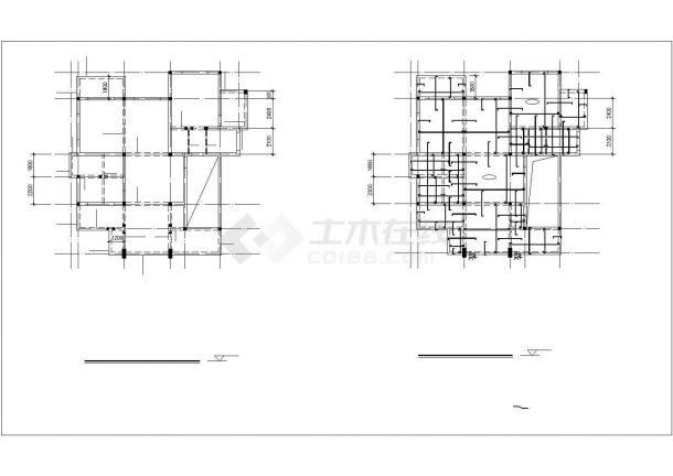 住宅设计_多层框架结构基础方案详图带效果图-图二